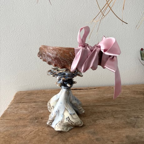 "tge sea fairy's goblet"jewelry compote