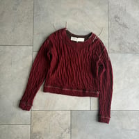 wool cotton jersey pullover