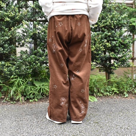 hanasugiyama受注アイテム/7.fellings stich pants