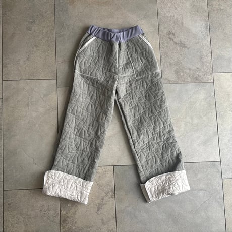 Quilt  pants/green