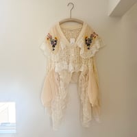 刺繍カーディガン