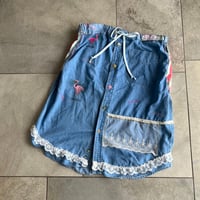 ruffled  shirt skirt