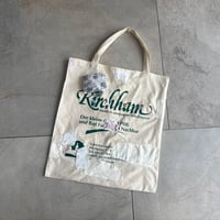 Upcycled Meow Cotton Bag(d)