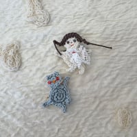 Doll hair clip set