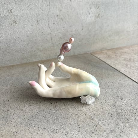 "the sea fairy's hand"jewelry tray