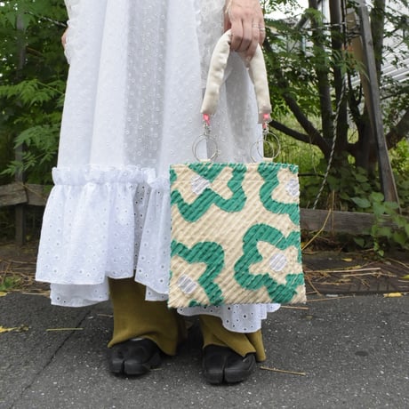 bloom mirage tote S  ベージュ