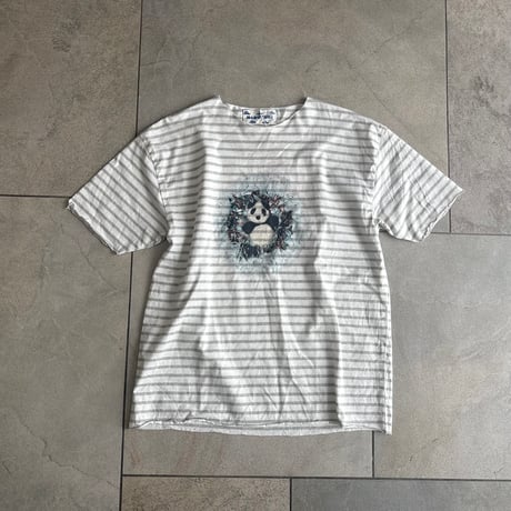 リースプリントTシャツ　パンダ