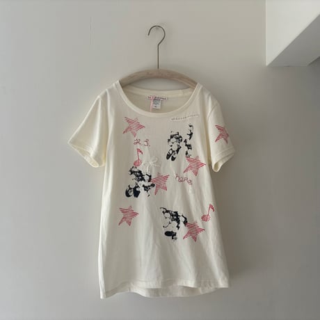 hope T-shirt white women-Lサイズ