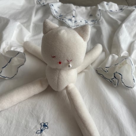 hanasugiyama受注アイテム/13.my lovely kitty in tears/white