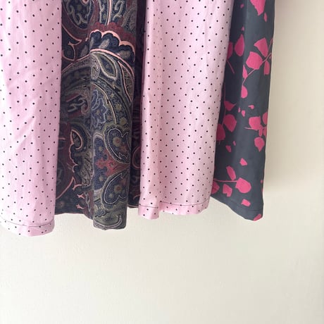 Mixed pattern panel dress