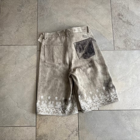 Trace Half Denim Lサイズ