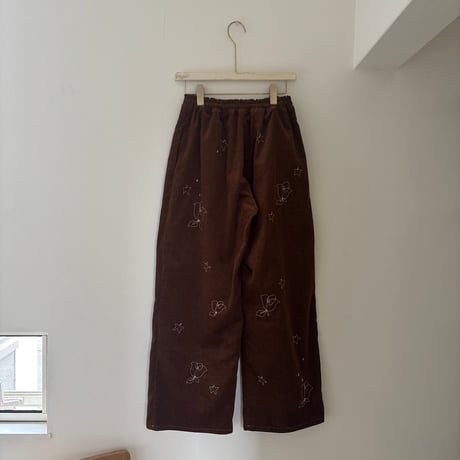 hanasugiyama受注アイテム/7.fellings stich pants