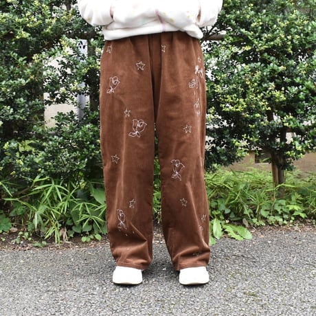 hanasugiyama受注アイテム/7.fellings stich pants