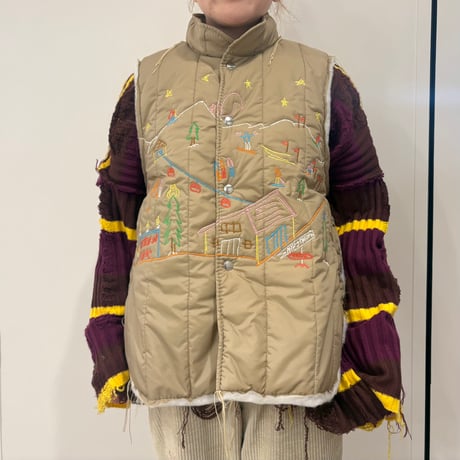 embroidery vest