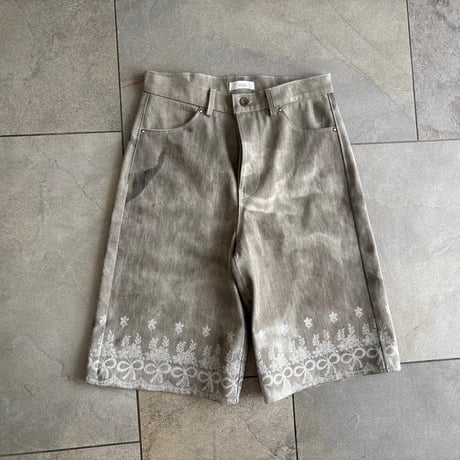 Trace Half Denim Lサイズ