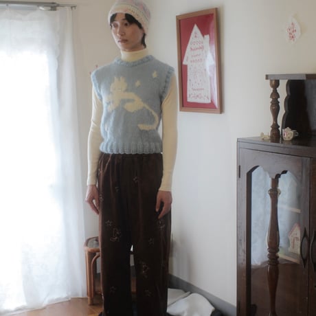 hanasugiyama受注アイテム/7.fellings stich pants