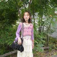 Flower knit jumper