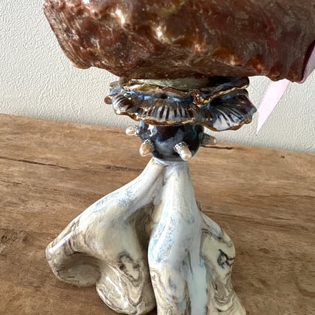 "tge sea fairy's goblet"jewelry compote