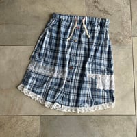 ruffled  shirt skirt