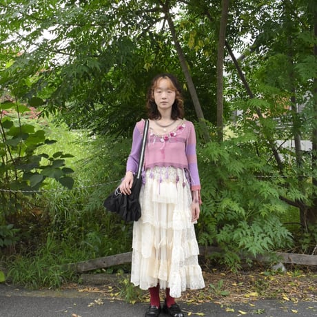 Flower knit jumper