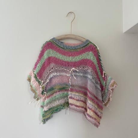 wave knot sweater short sleeve