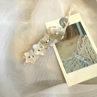 星ボタンのバレッタ(S)