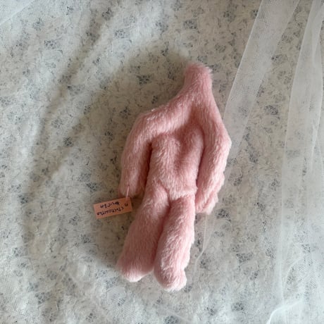 くたくたにんげんのぬいぐるみ　ピンク