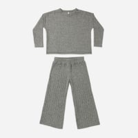 【 Rylee + Cru 】COZY RIB KNIT SET EVERGREEN