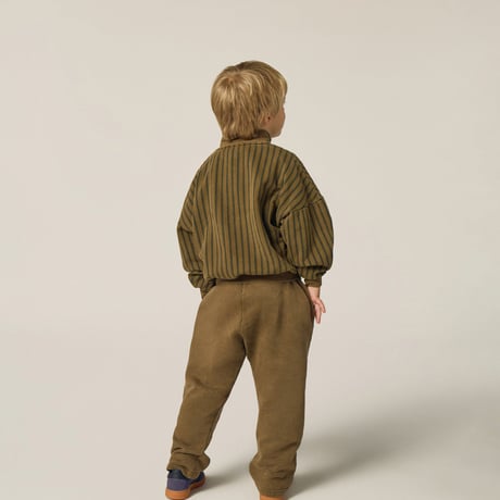 【The Campamento】 The Campamento Stripes Sweatshirt - Green