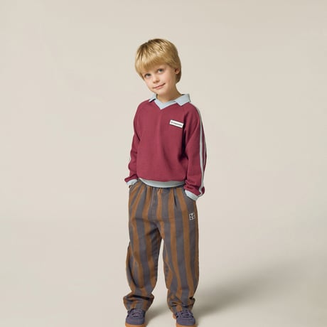 【The Campamento】 The Campamento Burgundy Polo - Burgundy