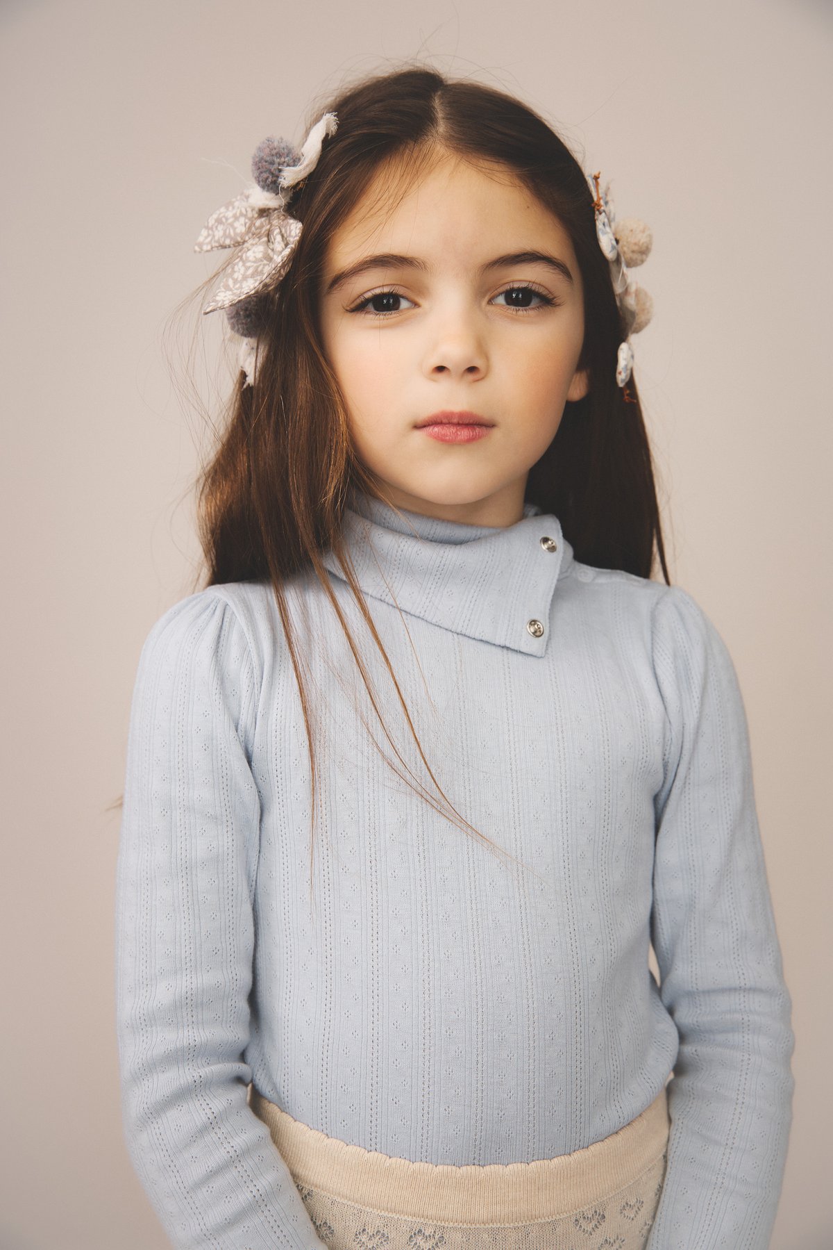 入荷後発送ご予約商品【 SOOR PLOOM 】POUF TURTLENECK, TALC P