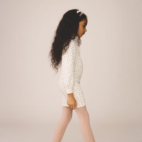 【 SOOR PLOOM 】POINTELLE RIB TIGHTS, ROSE SMOKE