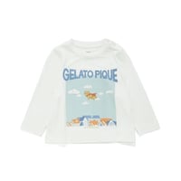 【 gelato pique 】PBCT264471 BABYﾋｰﾛｰﾍﾞｱﾜﾝﾎﾟﾛﾝｸﾞTｼｬﾂOWHT(size 80)