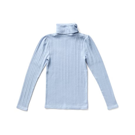 入荷後発送ご予約商品【 SOOR PLOOM 】POUF TURTLENECK, TALC POINTELLE