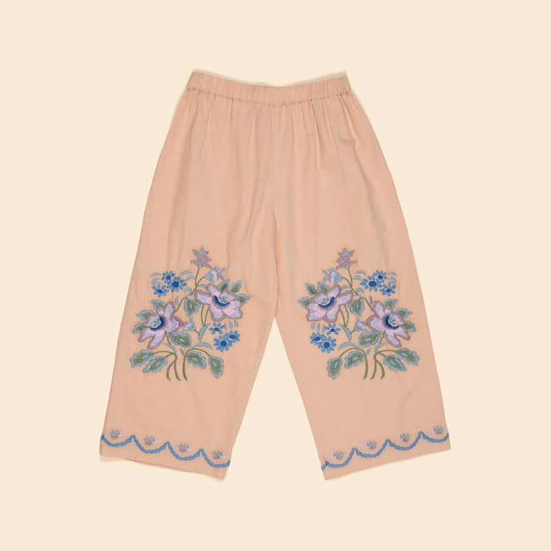 apolina Molly Trouser アポリナ　フリンジパンツ Apolina 】 MOLLY TROUSER - DRIED ROSE | MIK & CO