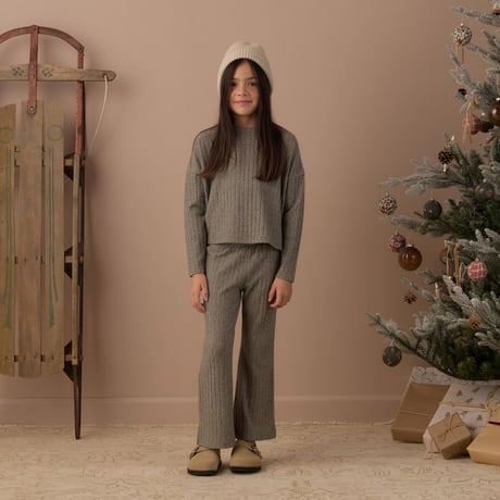 【 Rylee + Cru 】COZY RIB KNIT SET EVERGREEN