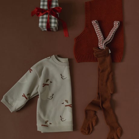 11月中旬頃発送予定ご予約【organic zoo】   Christmas Goose Sweatshirt