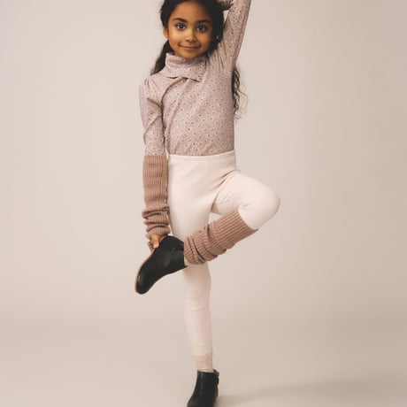 入荷後発送ご予約商品【 SOOR PLOOM 】POUF TURTLENECK, CALICO PRINT, PIGEON