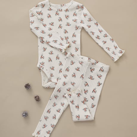【 Rylee + Cru 】SMYTH BODYSUIT RUBY BLOOM
