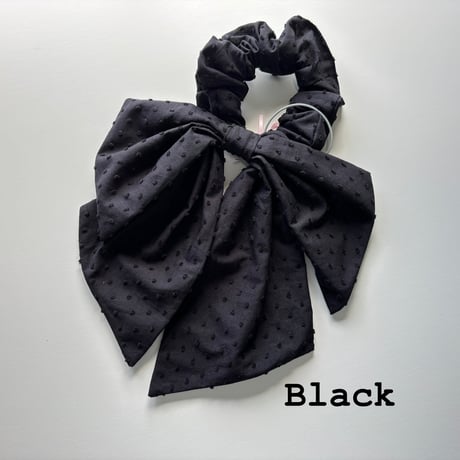 【mc】　Dobby ribbon scrunchie Big