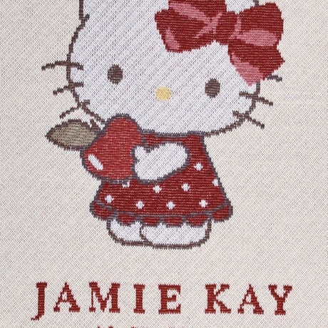 【 Jamie kay ×HELLO KITTY】 JKGG264908 ﾆｯﾄJQﾌﾞﾗﾝｹｯﾄ IVR