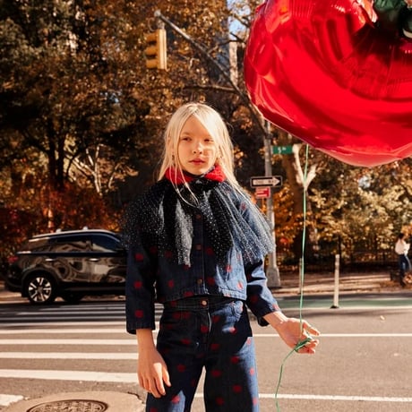 【Bebe Organic】Minnie Pants - Apple Denim