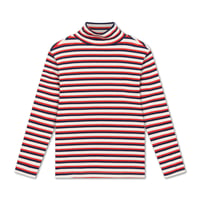 【Repose AMS】 turtle neck - ivy stripe