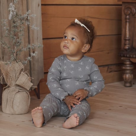 【 Rylee + Cru 】SMYTH BODYSUIT SLATE BLOOM