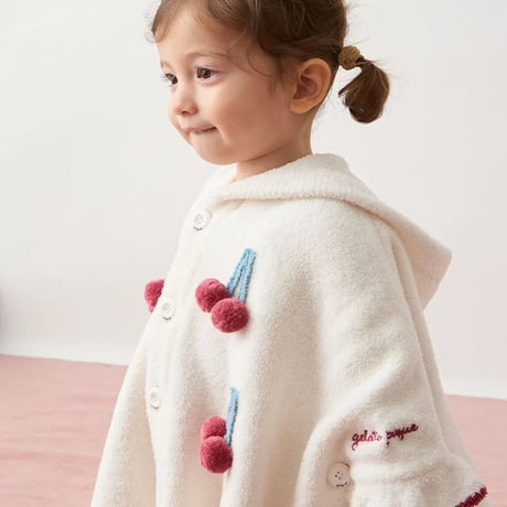 【 gelato pique 】PBNT264431 BABYｴｱﾘｰﾓｺﾁｪﾘｰﾎﾟﾝﾁｮ IVR（size F 70~90）