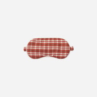 【 Rylee + Cru 】SLEEP MASK RUBY PLAID