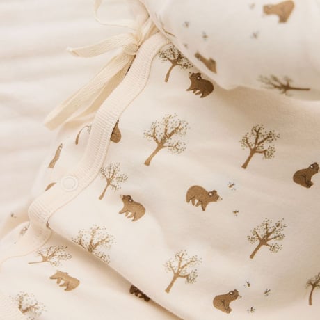 【 Jamie kay 】JBCO264020 OCﾍﾞｱ前あきﾎﾞﾃﾞｨｽｰﾂHoney Bear Cloud OWHT（size 70,80）