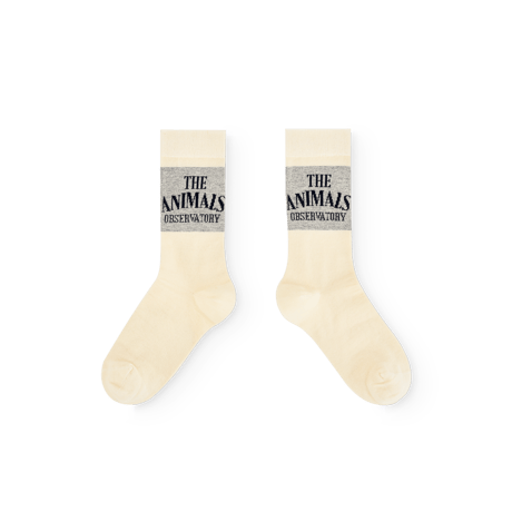 【The Animals Observatory】 RAW WHITE SNAIL SOCKS