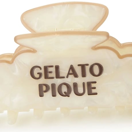 【 gelato pique 】PWGA264608 ﾊﾞｲｶﾗｰﾛｺﾞﾍｱｸﾘｯﾌﾟIVR