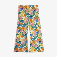 【 MINI RODINI 】Violas aop flared trousers - Multi